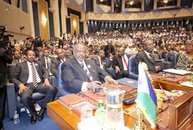 مشاركة فخامة رئيس جمهورية جيبوتي القمة الأفريقية العربية  